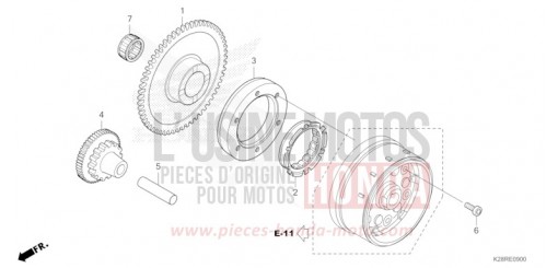 STARTING CLUTCH CRF125FS de 2025